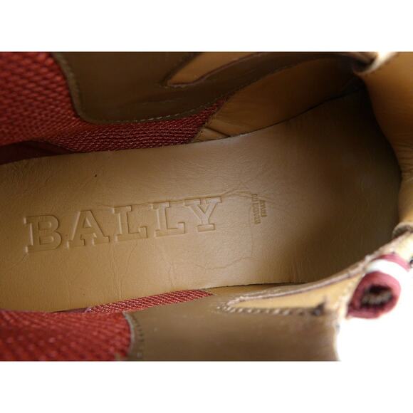 NIB BALLY AVYD TOBACCO SUEDE BLACK LEATHER LOGO TOP SNEAKERS 10.5 US 43.5 ITALY - Picture 10 of 12